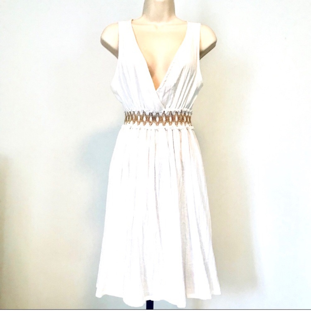 La Blanca Breezy Island Dress Swim Cover Up Size S
